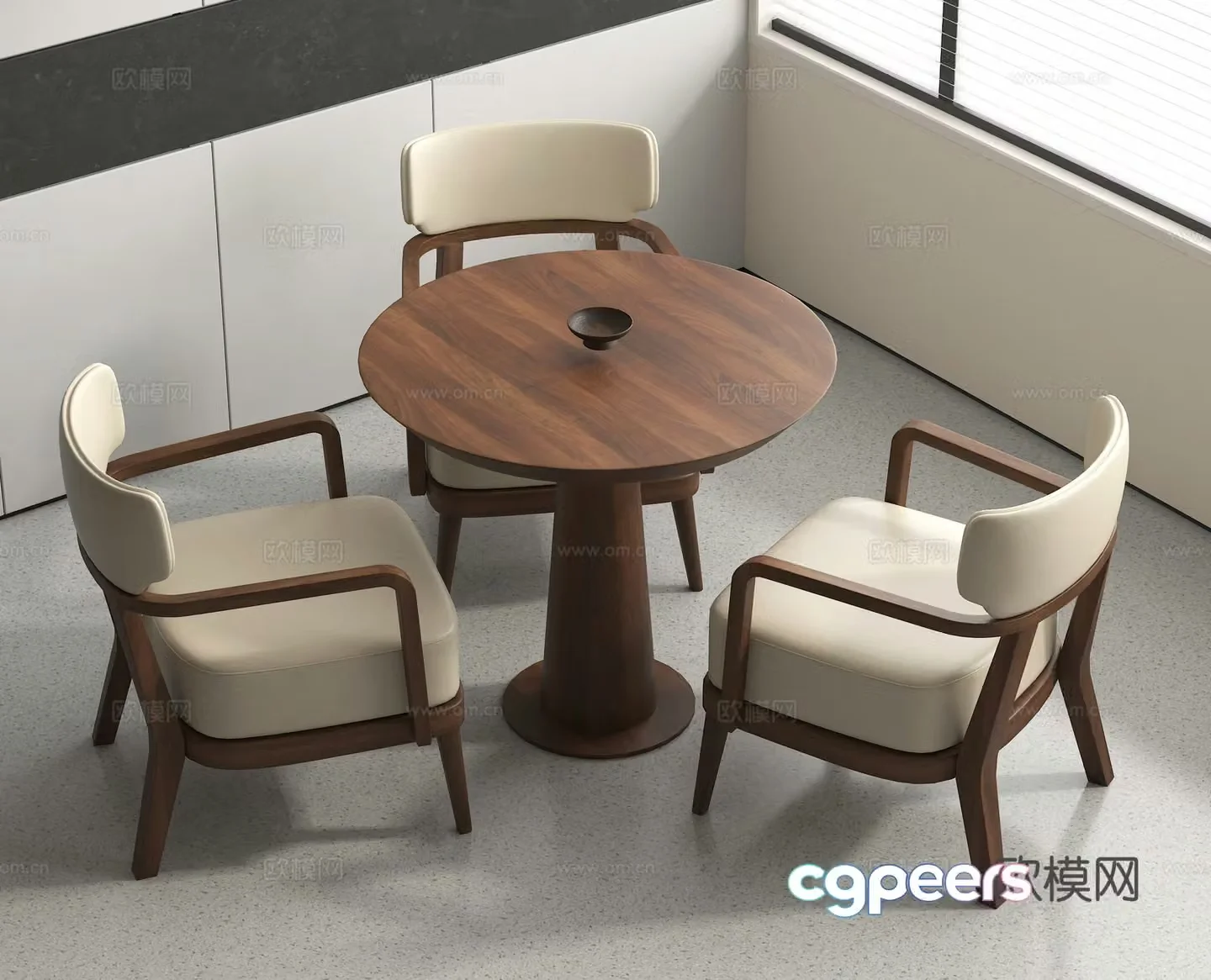 Leisure table and chairs coffee table and chairs negotiation table and chairs dining table and chairs 3D model