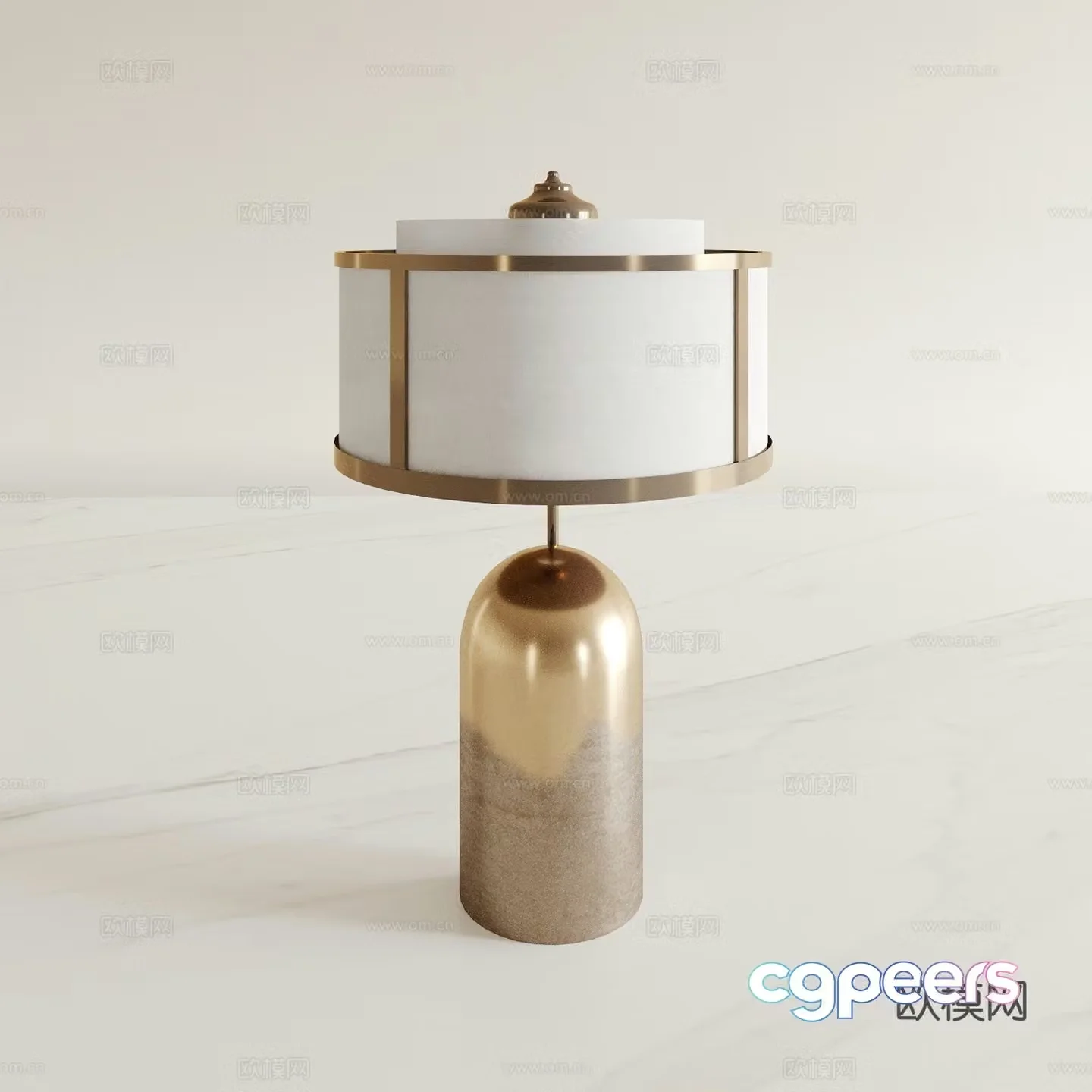 New Chinese style table lamp bedside lamp 3d model