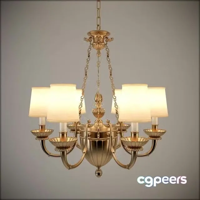 3ds Max Free – Galeon Art Lamps Chandelier
