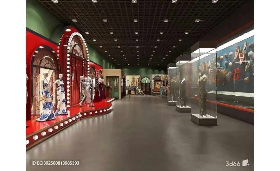 A Large Museum-Like Room 3D Model – 10344 – VRAY Render