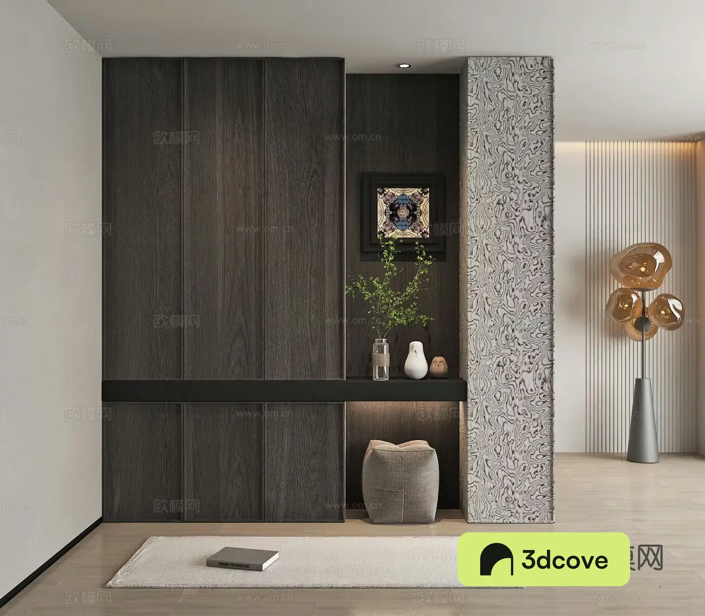 Modern porch cabinet shoe cabinet partition shoe cabinet