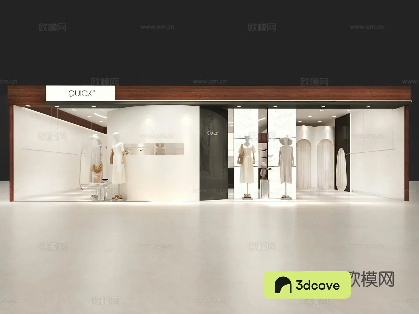 Modern clothing store Women’s clothing store