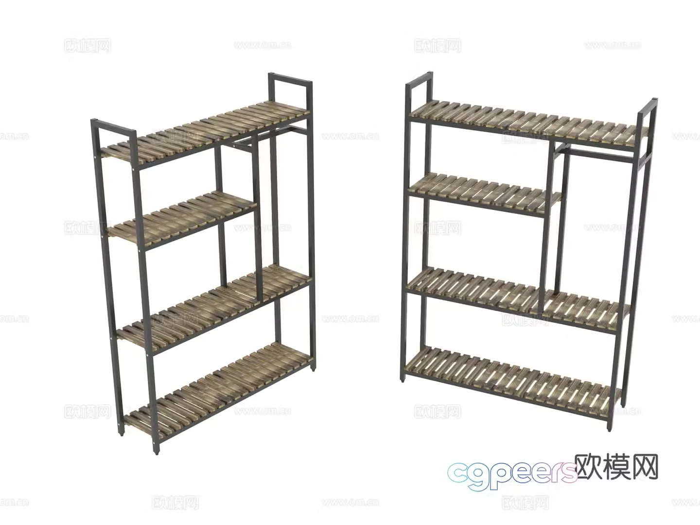 Hardware shelf 3D model