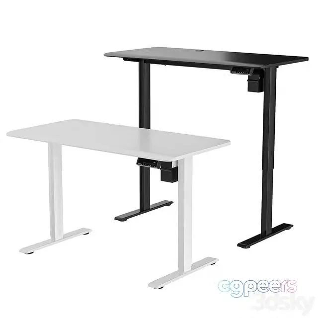 3ds Max Free – Height adjustable table Cougar Mossa 120