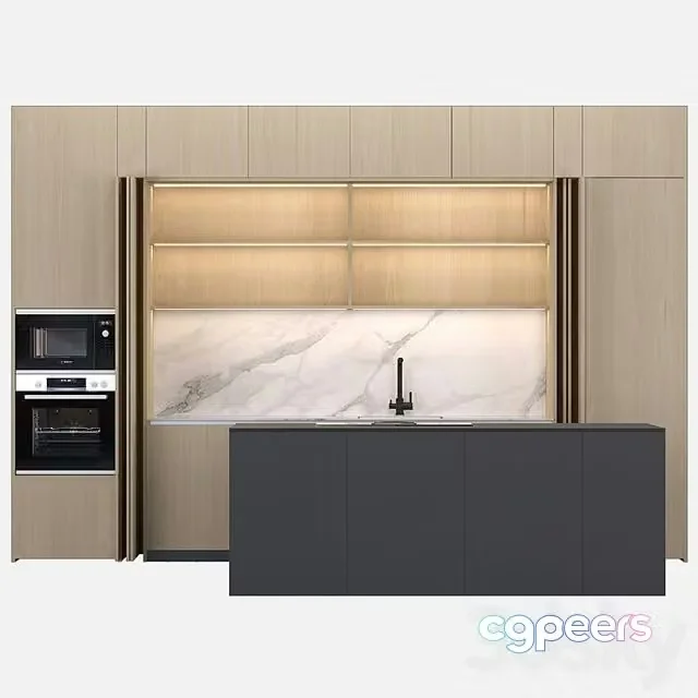 3ds Max Free – Invisible Kitchen 41