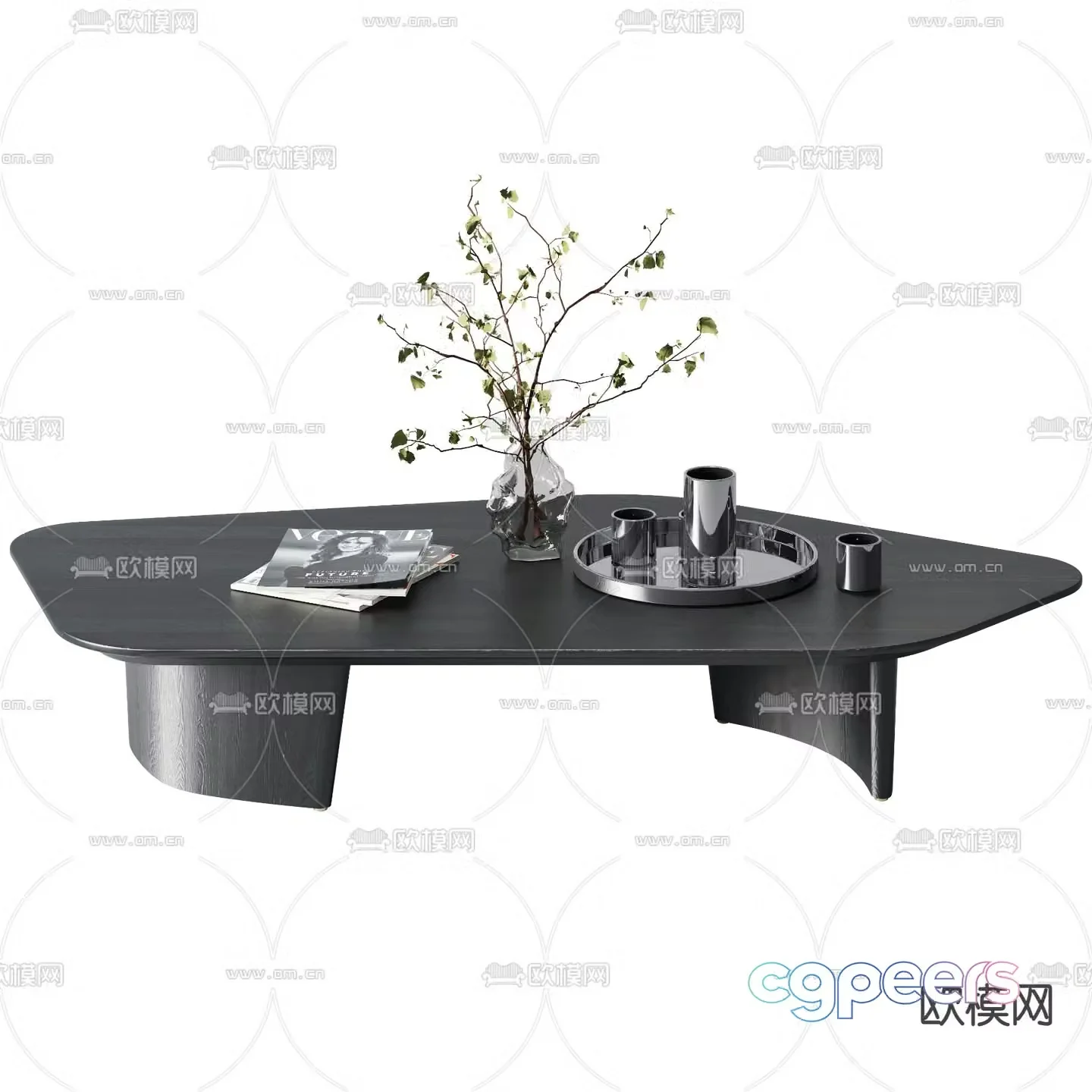 Special shaped coffee table 3d model