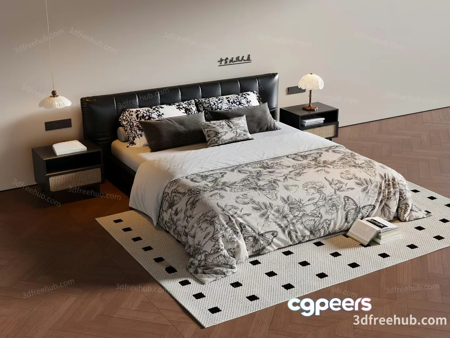 Cozy Bedroom 3D Model – 19695 – VRAY Render