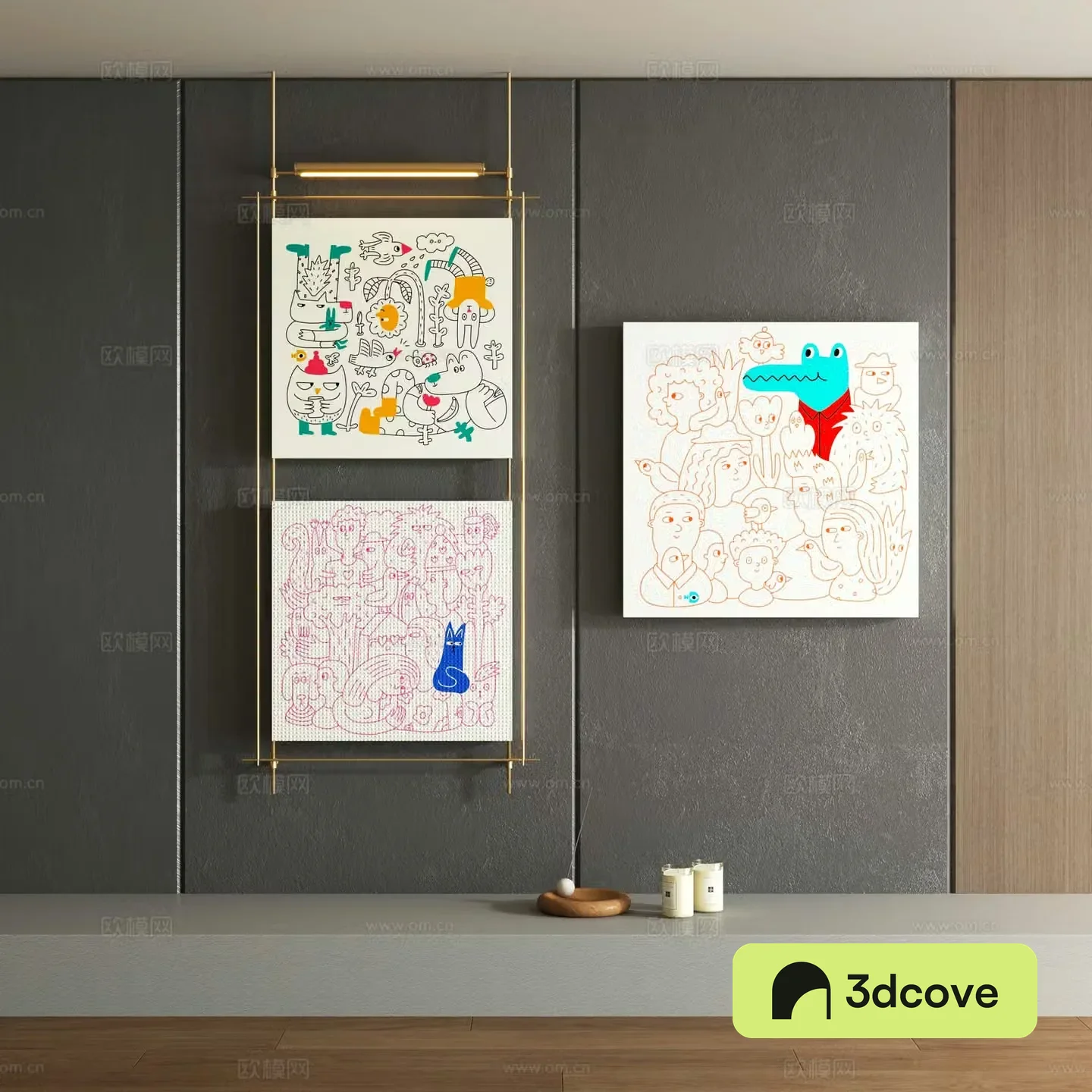 Modern decorative painting