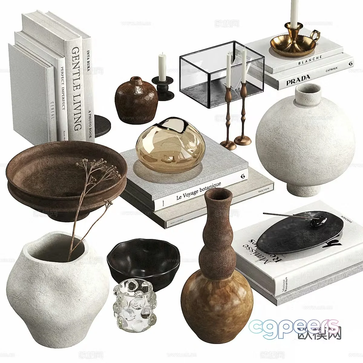 New Chinese style ZARA home accessories ornaments 3D model