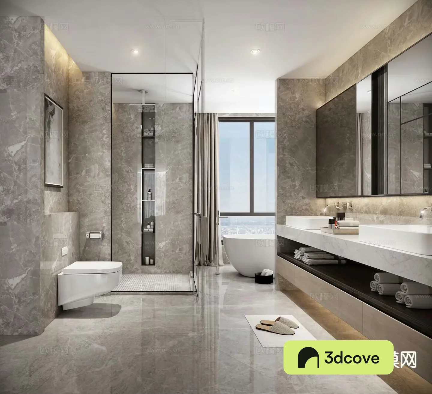 Modern bathroom