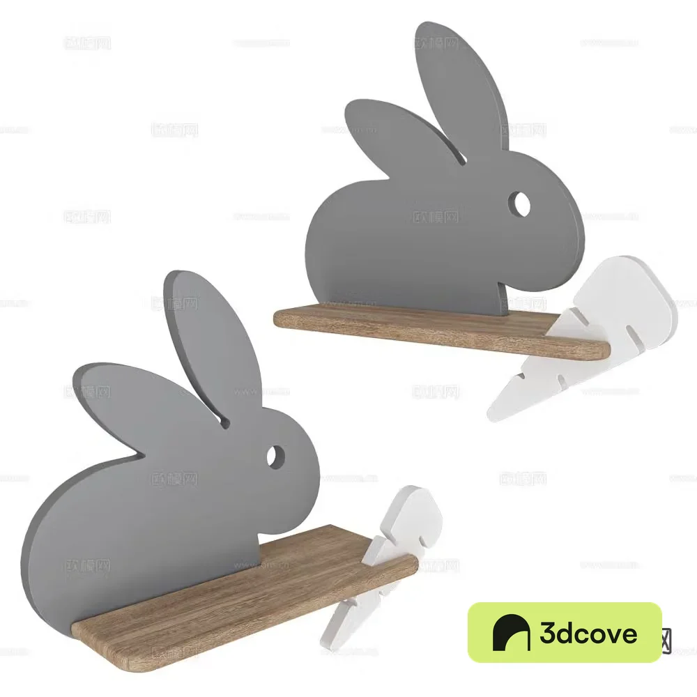 Candelux children’s wall cabinet shelf