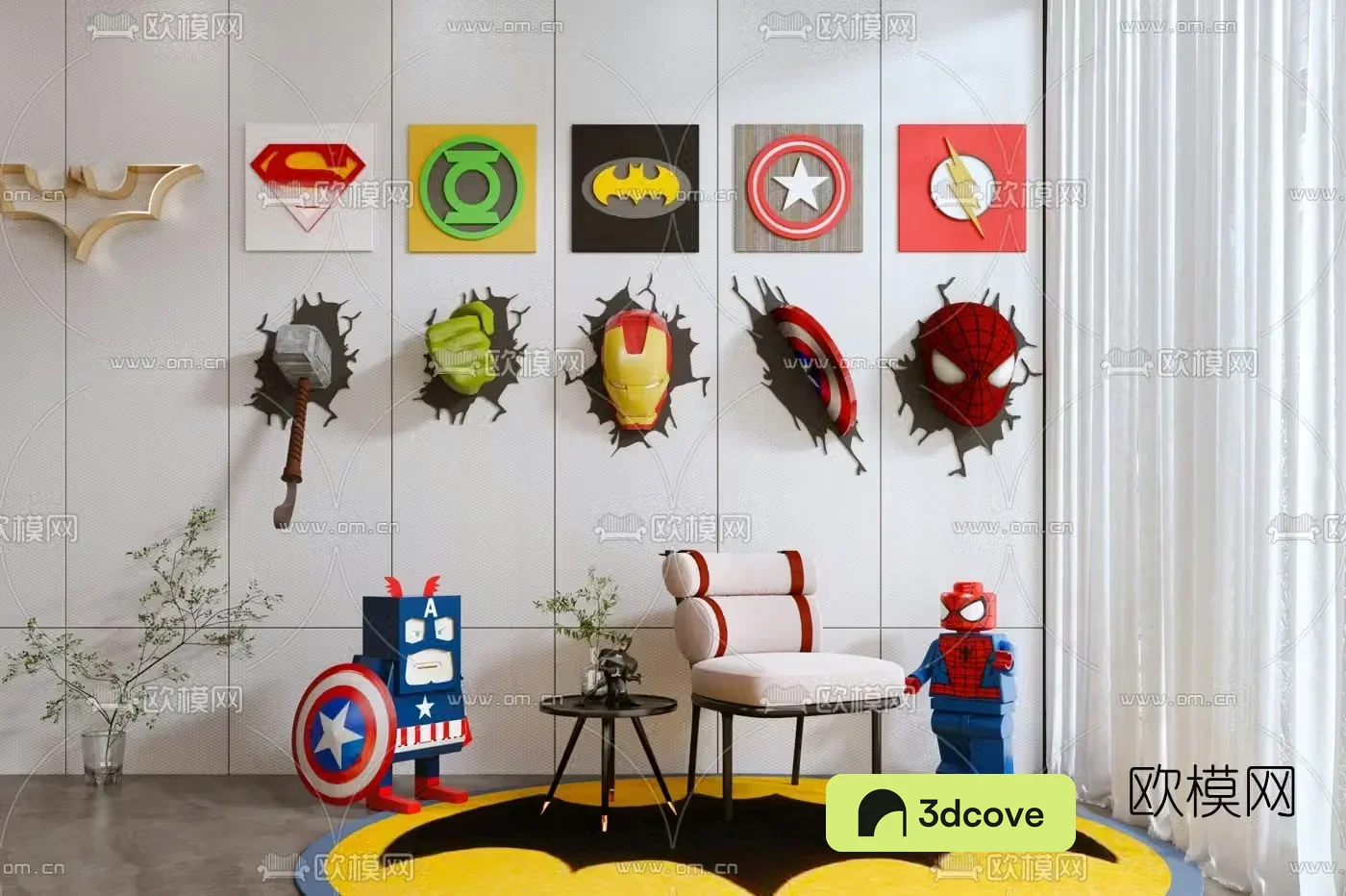 Modern children’s toy pendant wall decoration