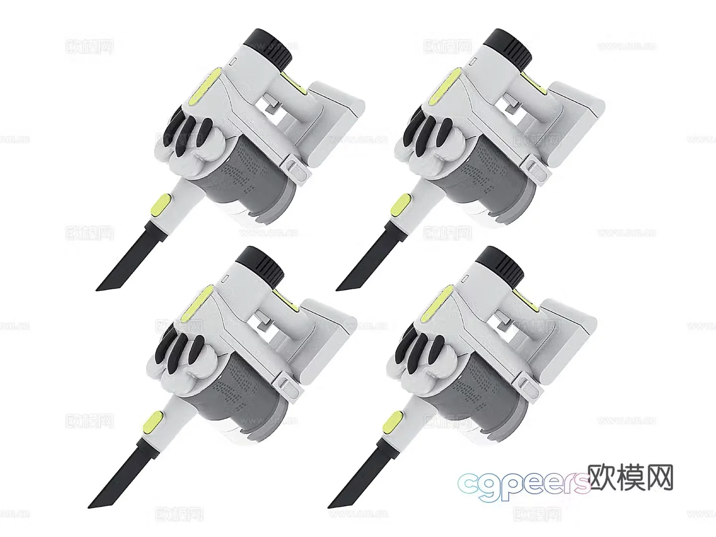 Household appliances vacuum cleaner 3d model