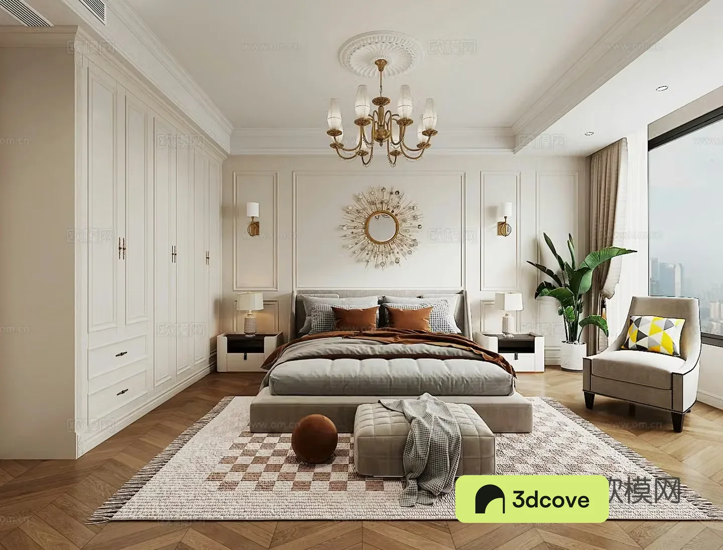 French bedroom