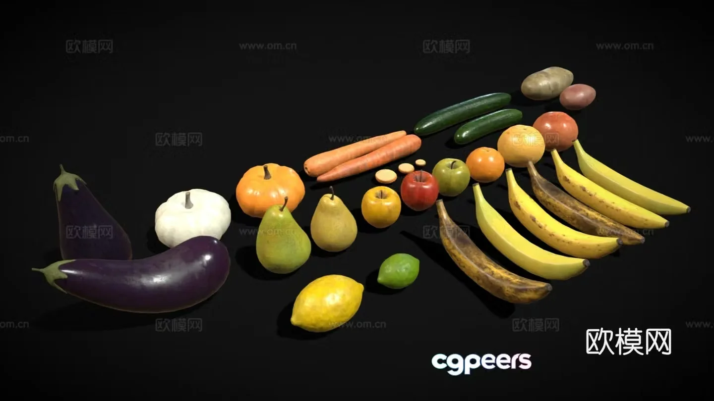 Wine and food fruits and vegetables food fruits and vegetables combination 3d model