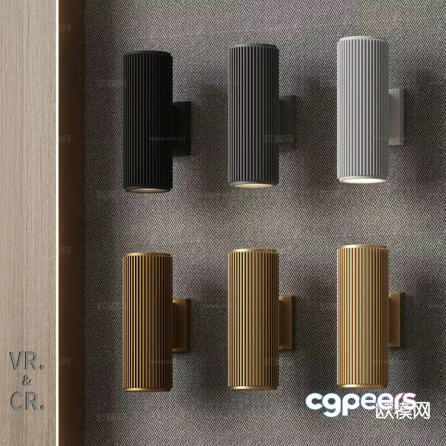 Modern wall light metal wall light 3d model