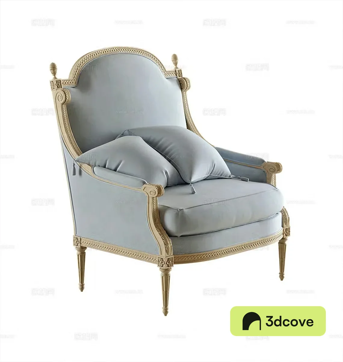 French chair lounge chair