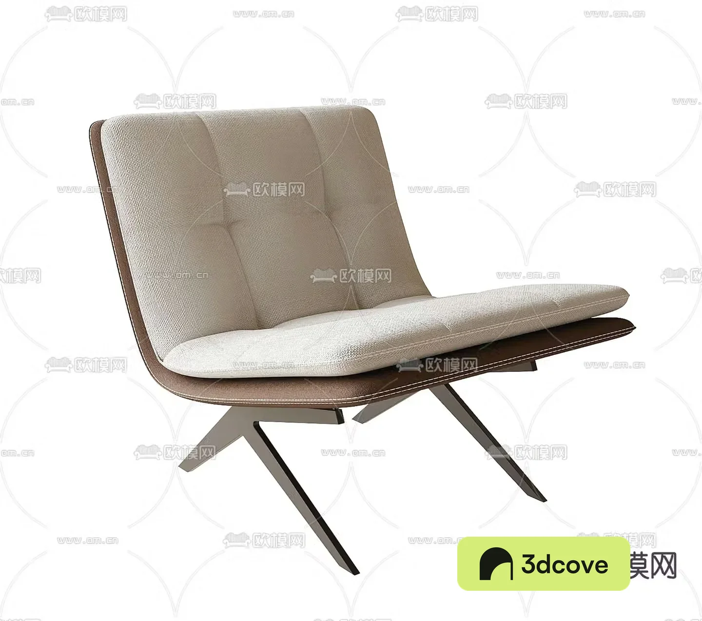 Simple leisure chair seat