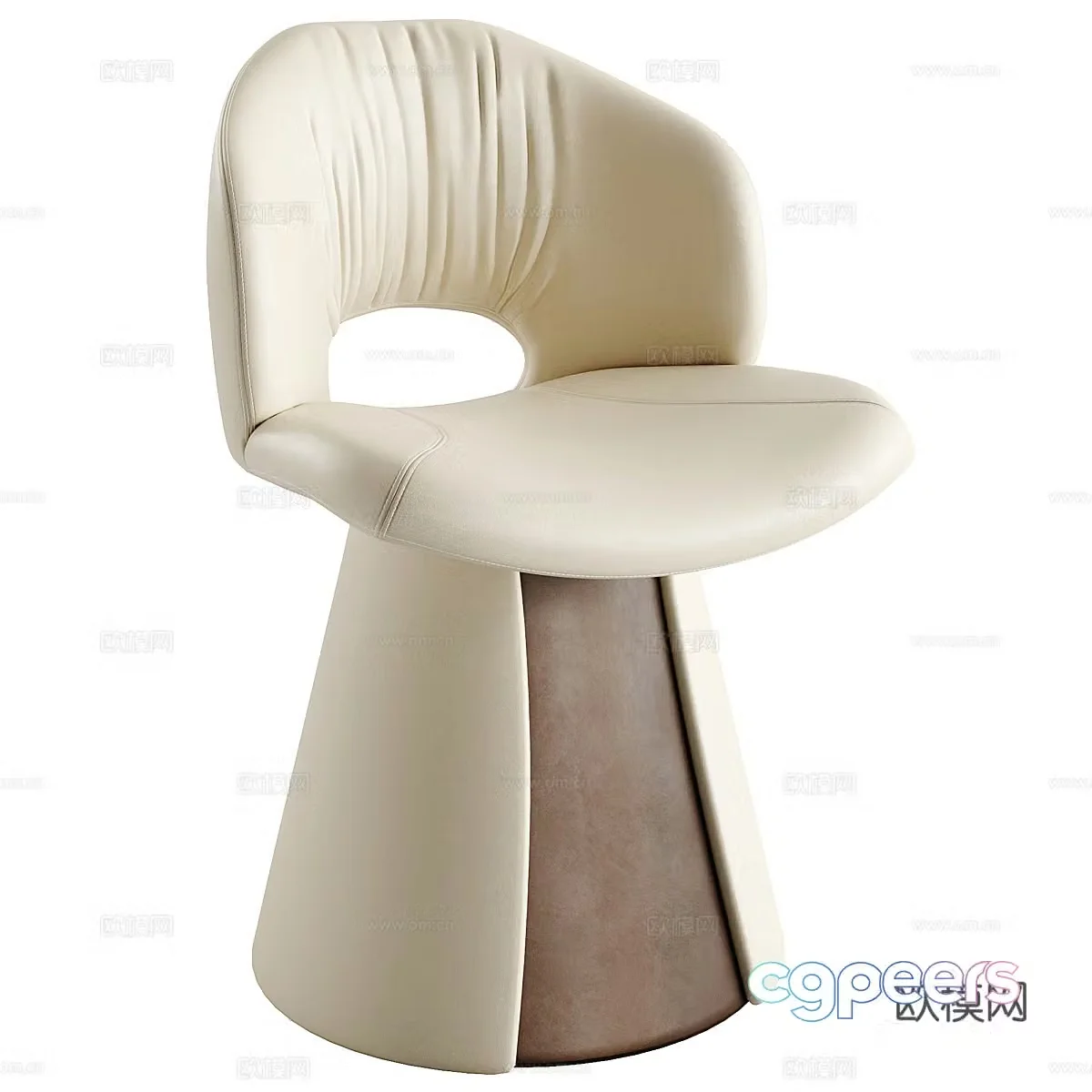 Modern Vondon lounge chair 3d model