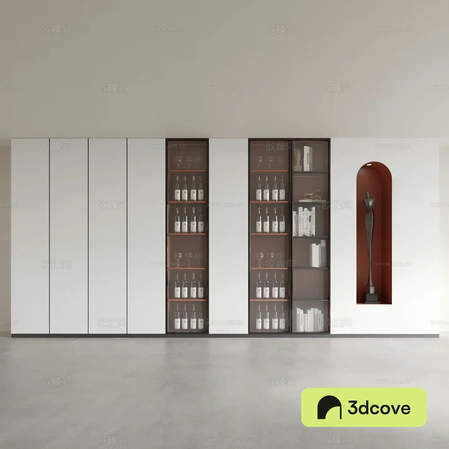Modern wine cabinet