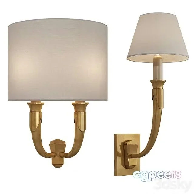 3ds Max Free – Vaughan Wall Lights