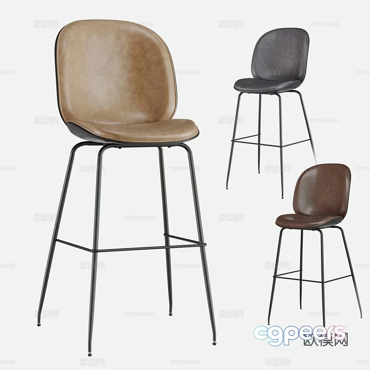 Bar chair 3d model