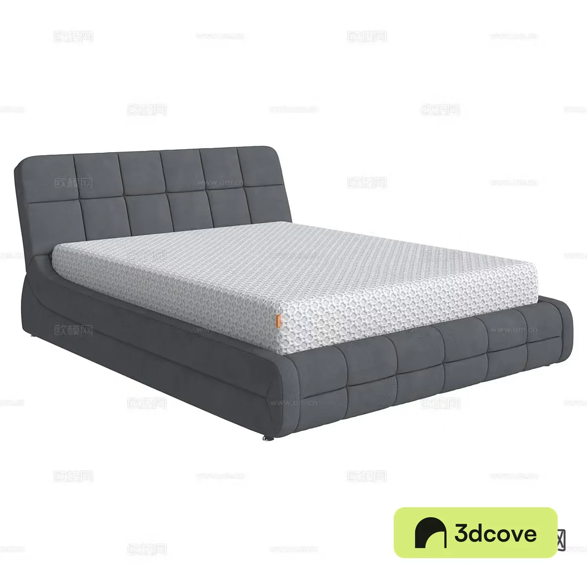 Modern double bed