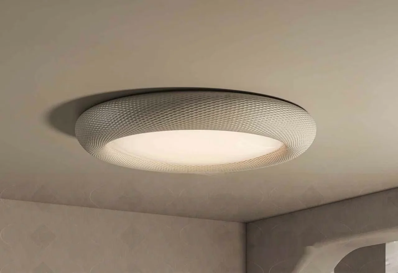 A White Ceiling Light Fixture 3D Model – 5993 – VRAY Render