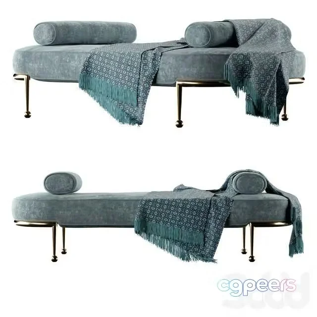 3ds Max Free – Charade Capsule Daybed by Jonathan Adler