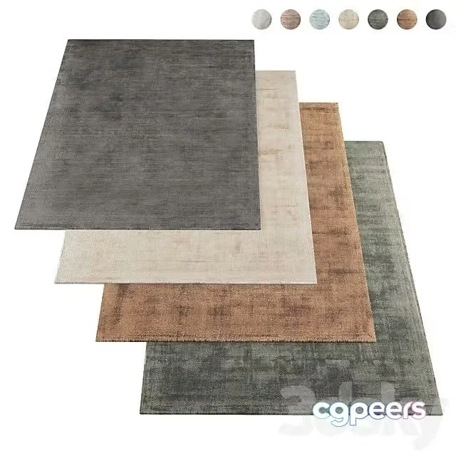 3ds Max Free – Tencel Izri La Redoute Rugs
