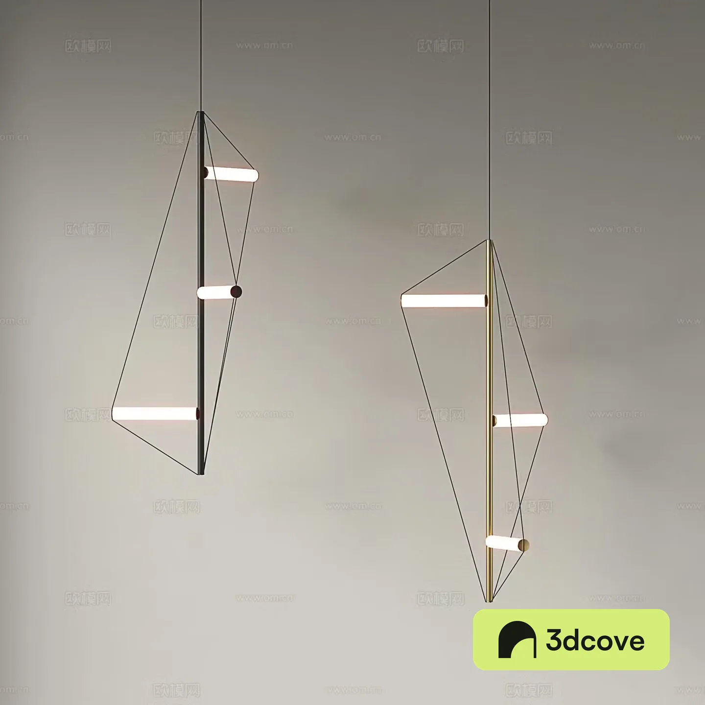 Modern chandelier stairwell chandelier minimalist chandelier