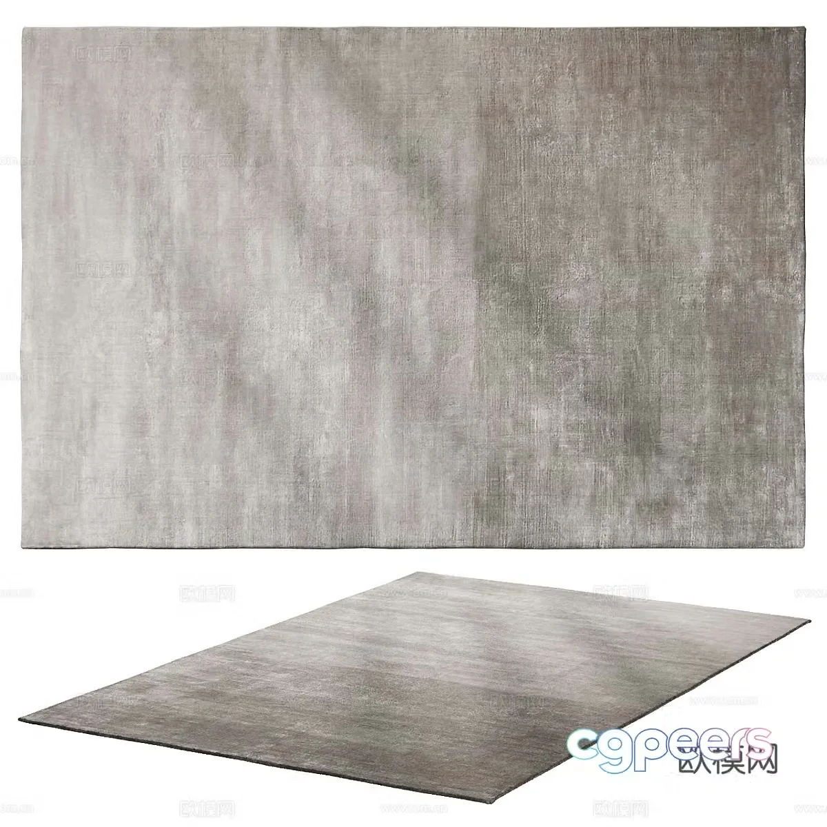 Square carpet 3d model