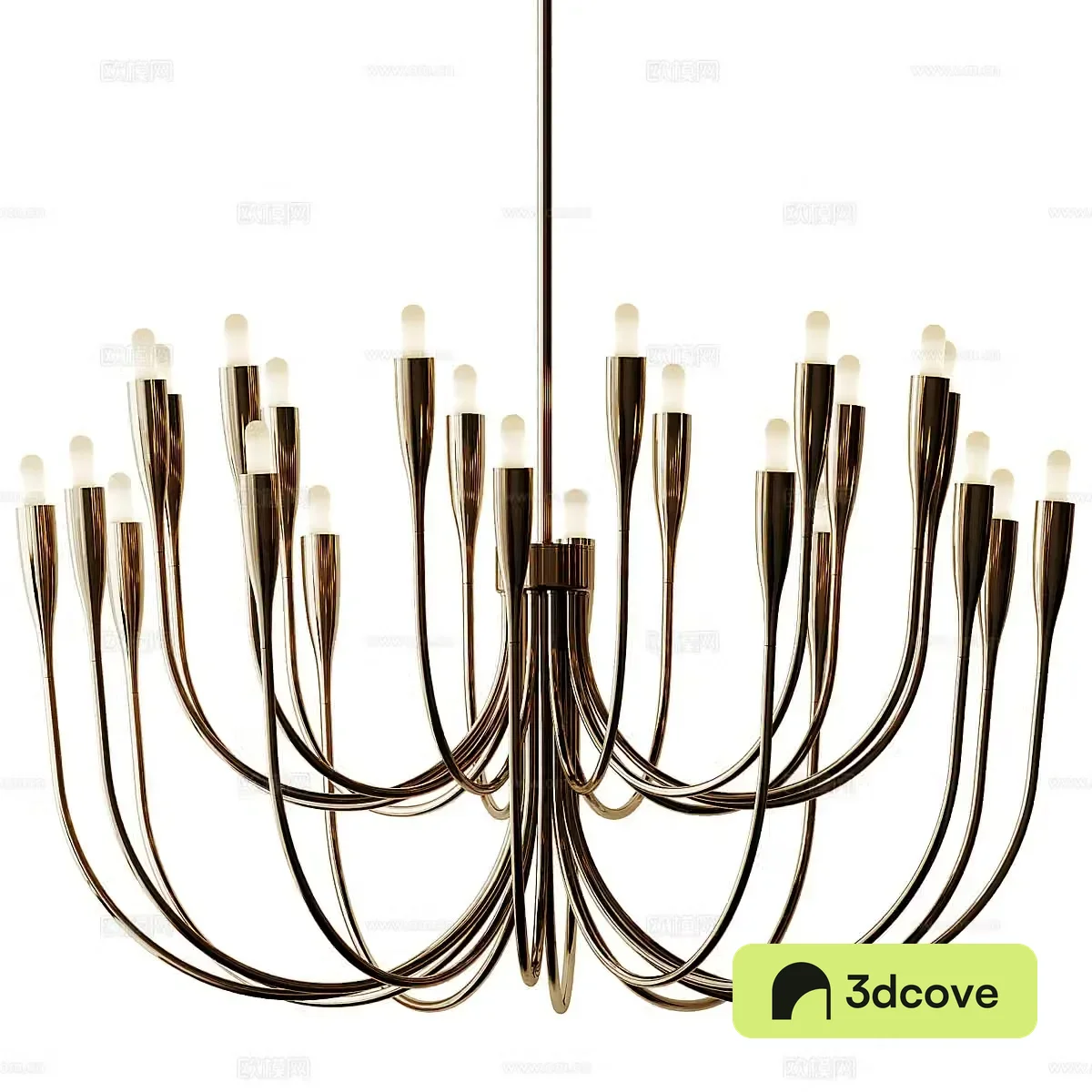 Light luxury decorative chandelier Metal chandelier