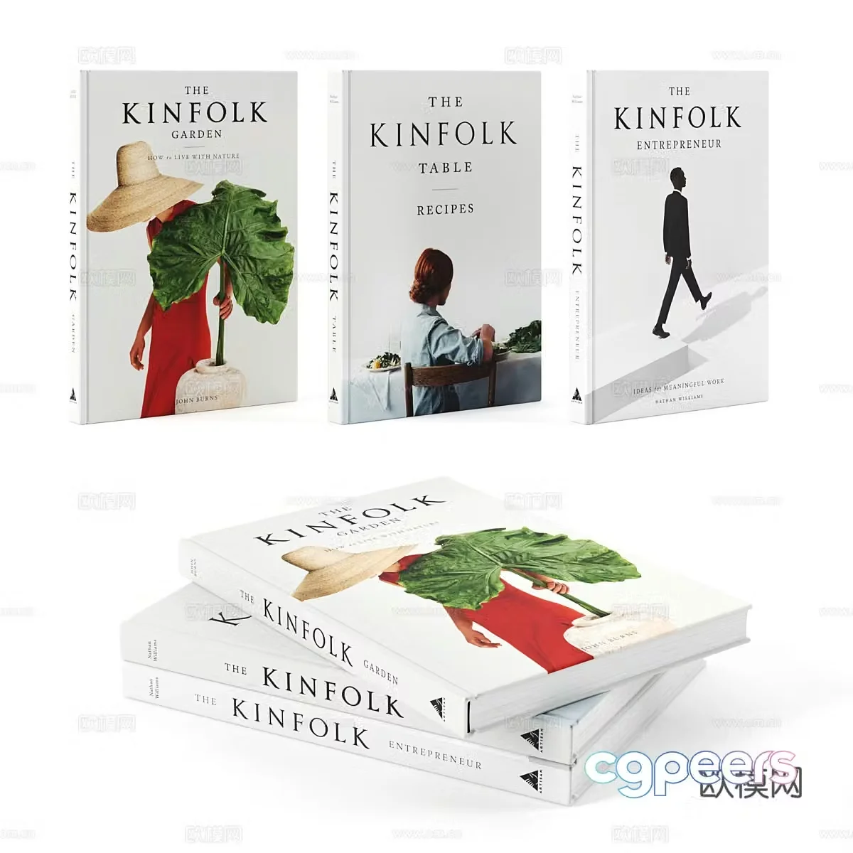 Books and magazines 3d model