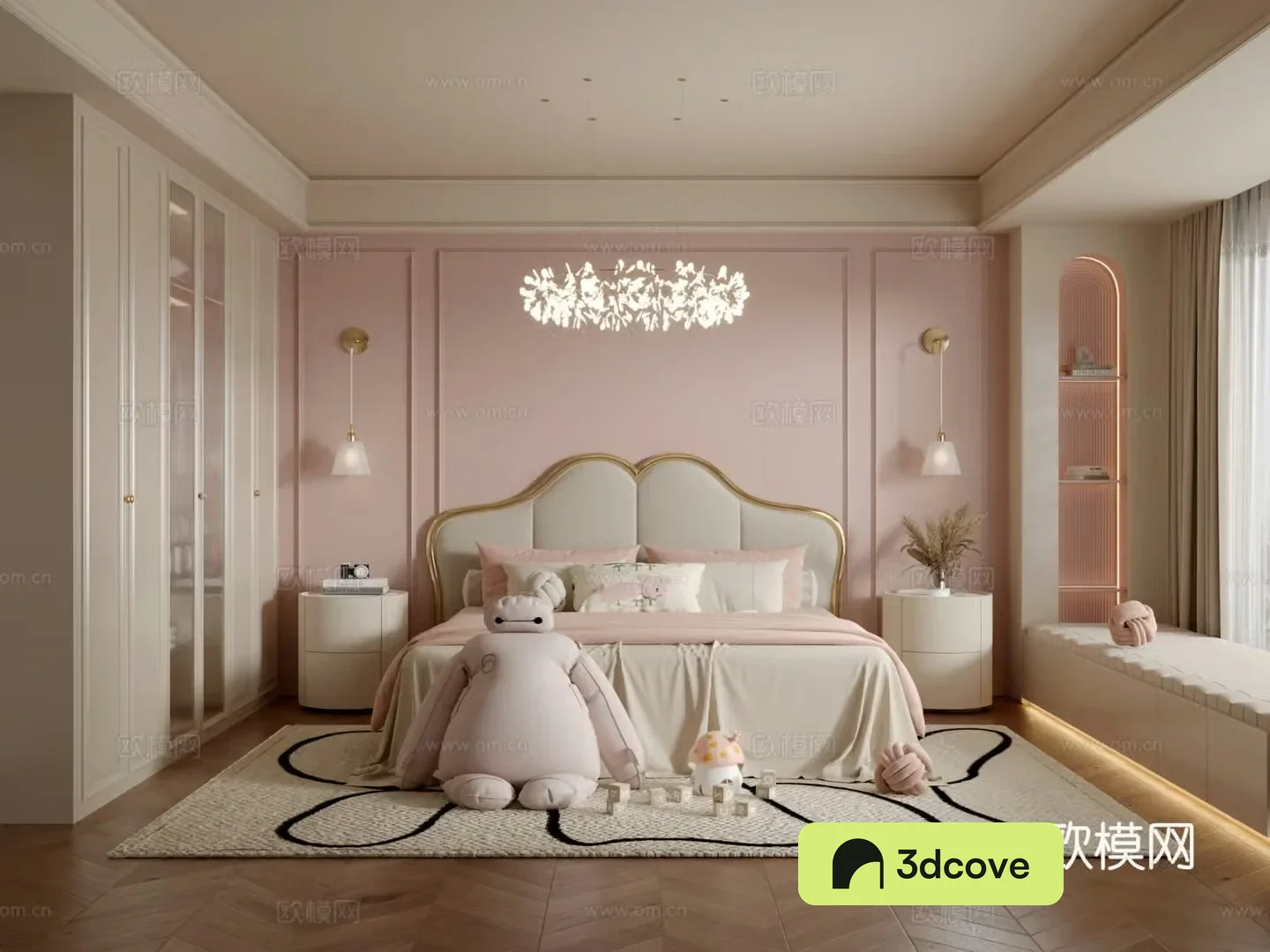 French children’s room girl’s room