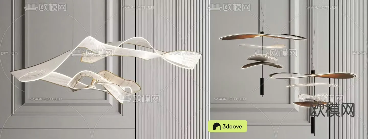 Modern chandelier