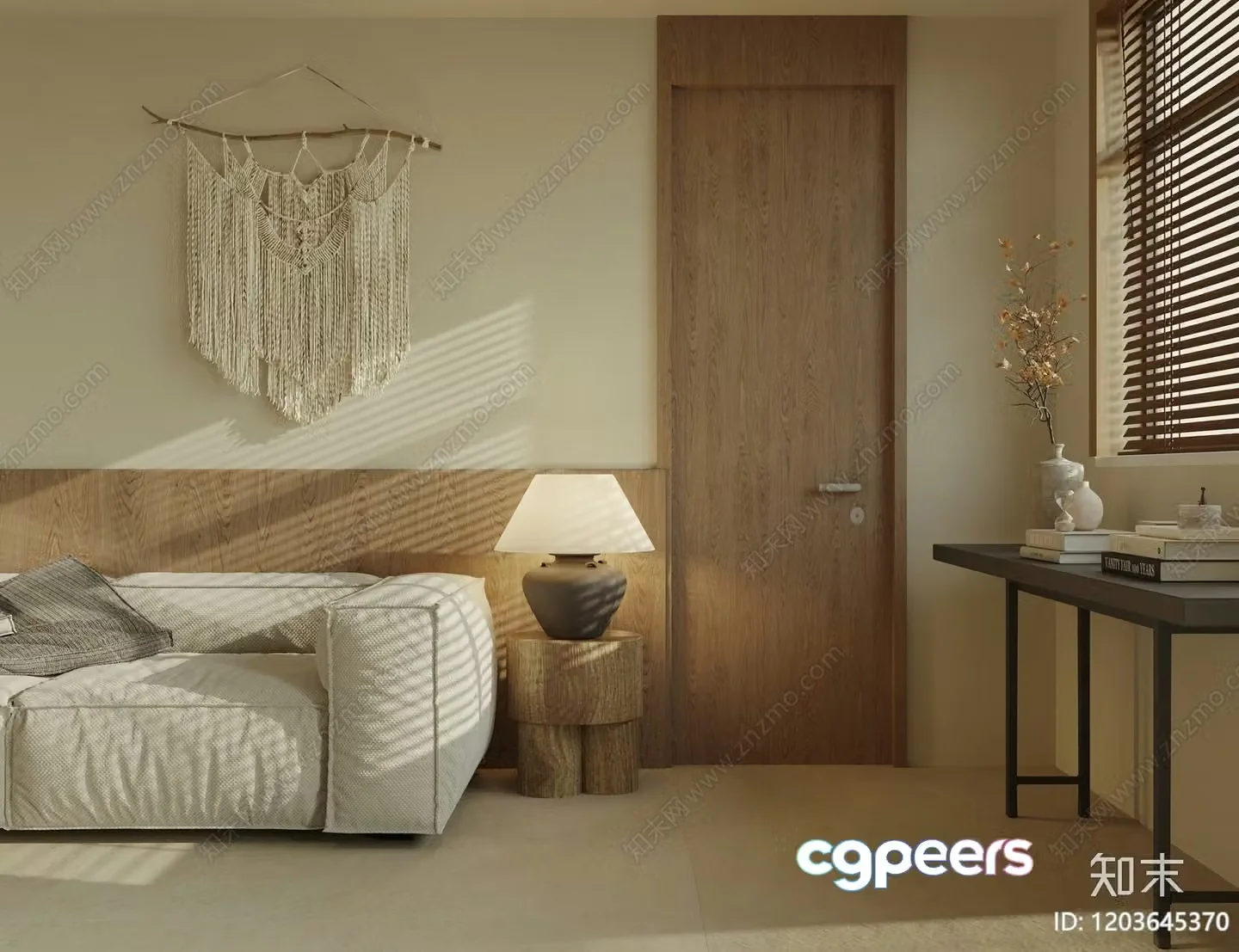 Cozy Bedroom 3D Model – 6621 – CORONA Render