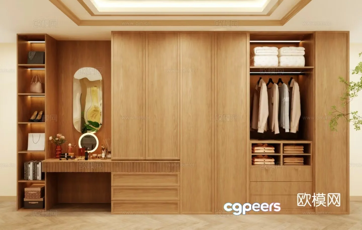 Wardrobe design Wardrobe renderings Wardrobe wardrobe design Wardrobe cabinet 3d model