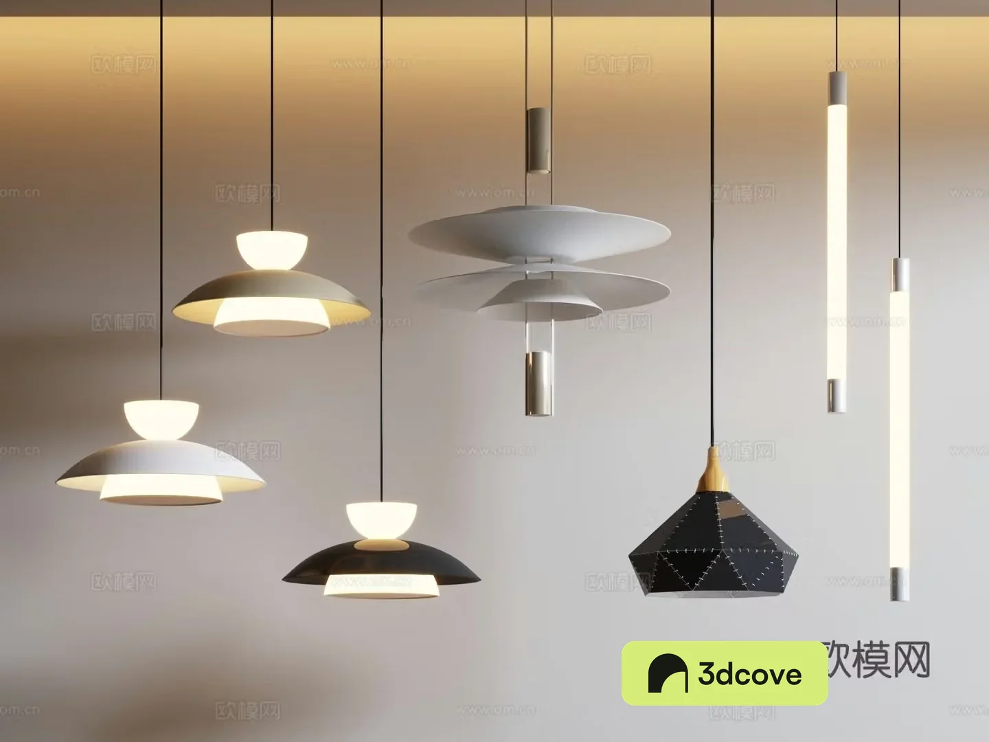 Modern metal chandelier bedside small chandelier