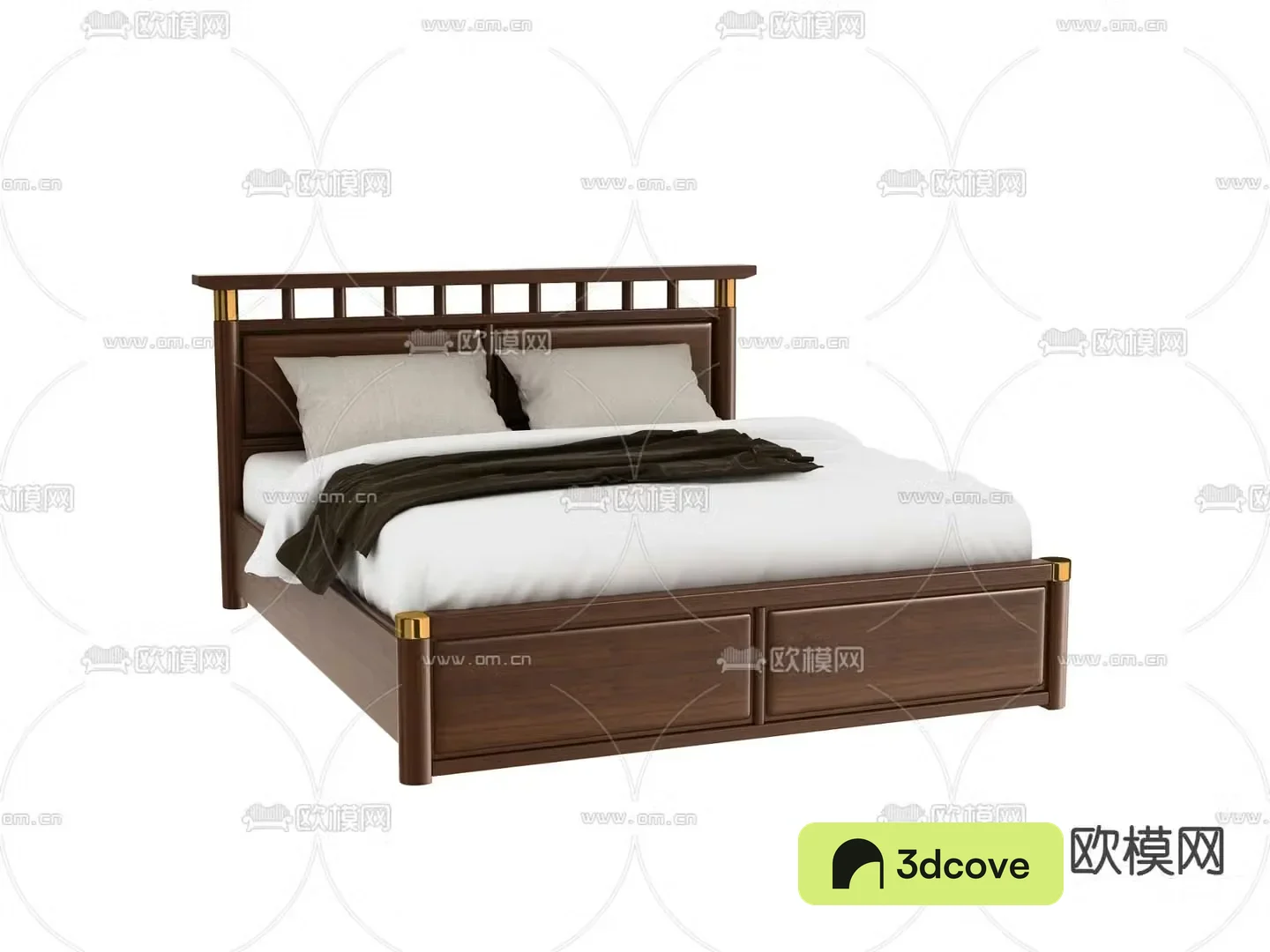 Modern double bed