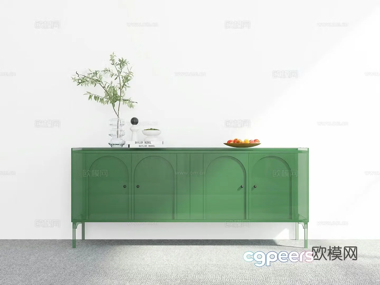 Modern sideboard 3D model