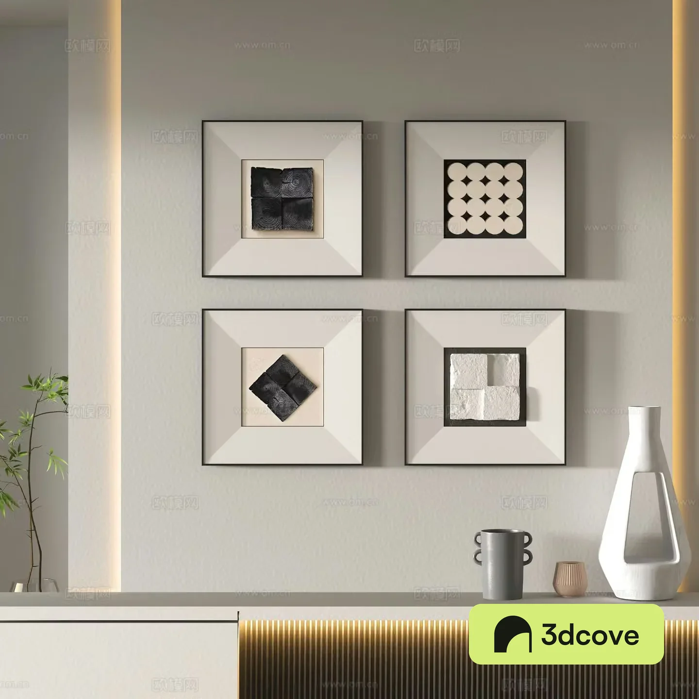 Decorative painting three-dimensional painting hanging painting