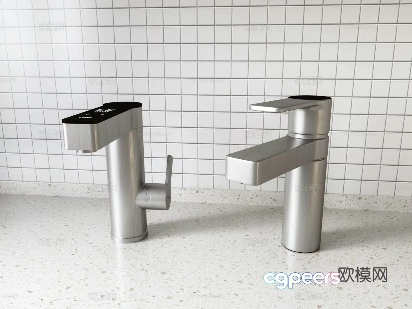 Faucet Faucet Wall-out faucet Kitchen faucet Bathroom faucet Hardware 3D model