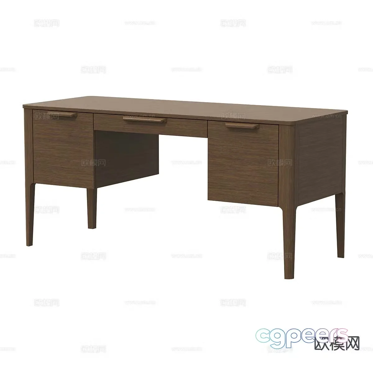 Nordic desk desk 3d model