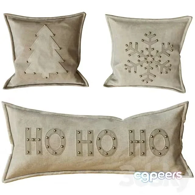 3ds Max Free – Decorative New Years Pillows