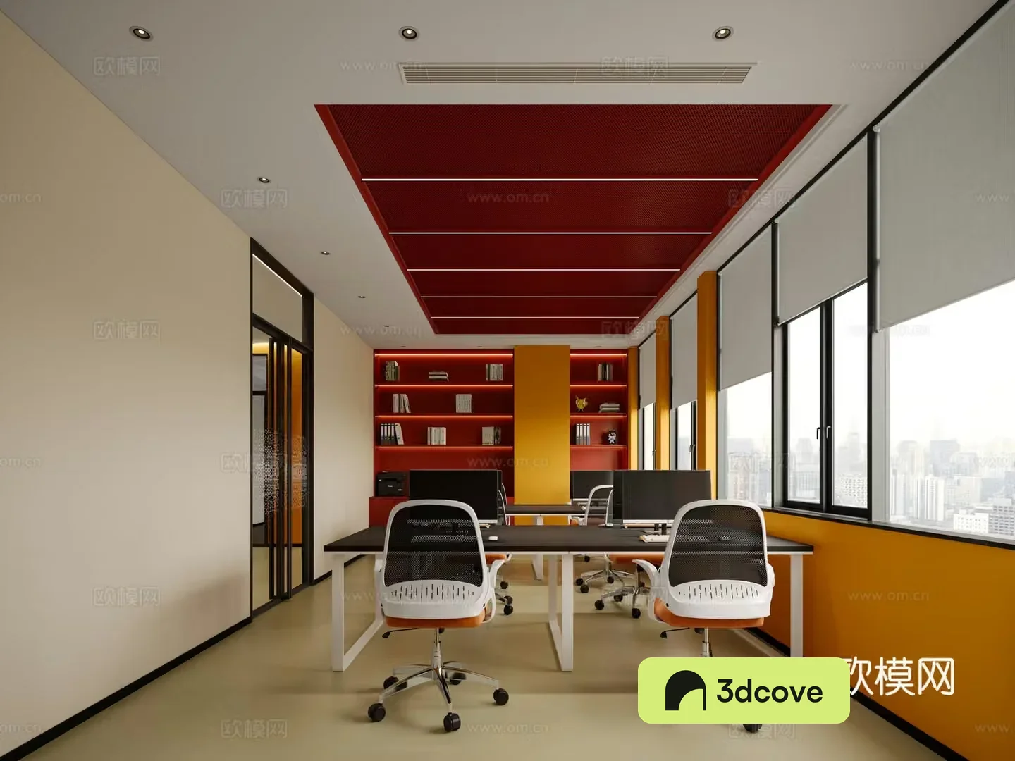 Modern office open office area