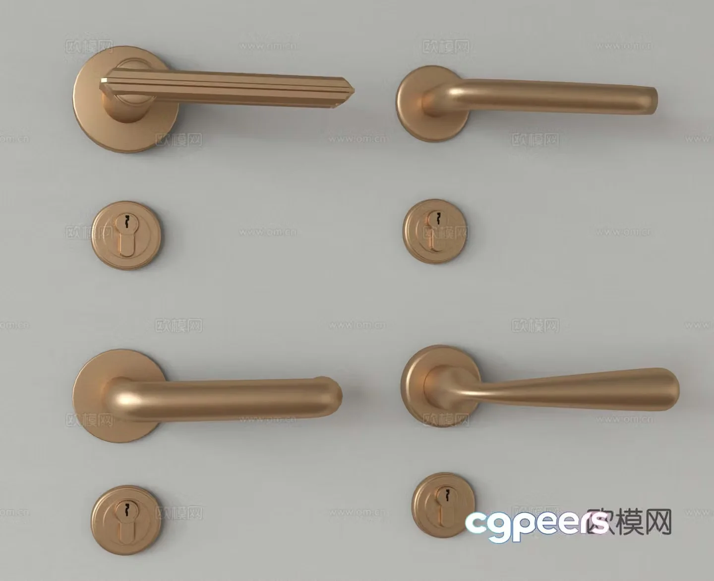 Door handle Door handle Door lock 3d model