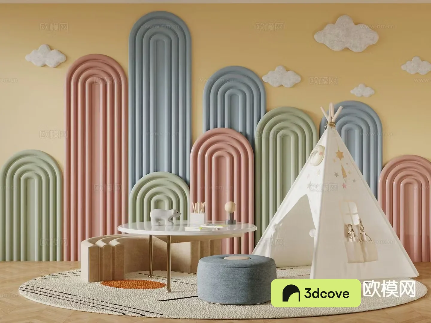 Modern children’s tables and chairs tent children’s products