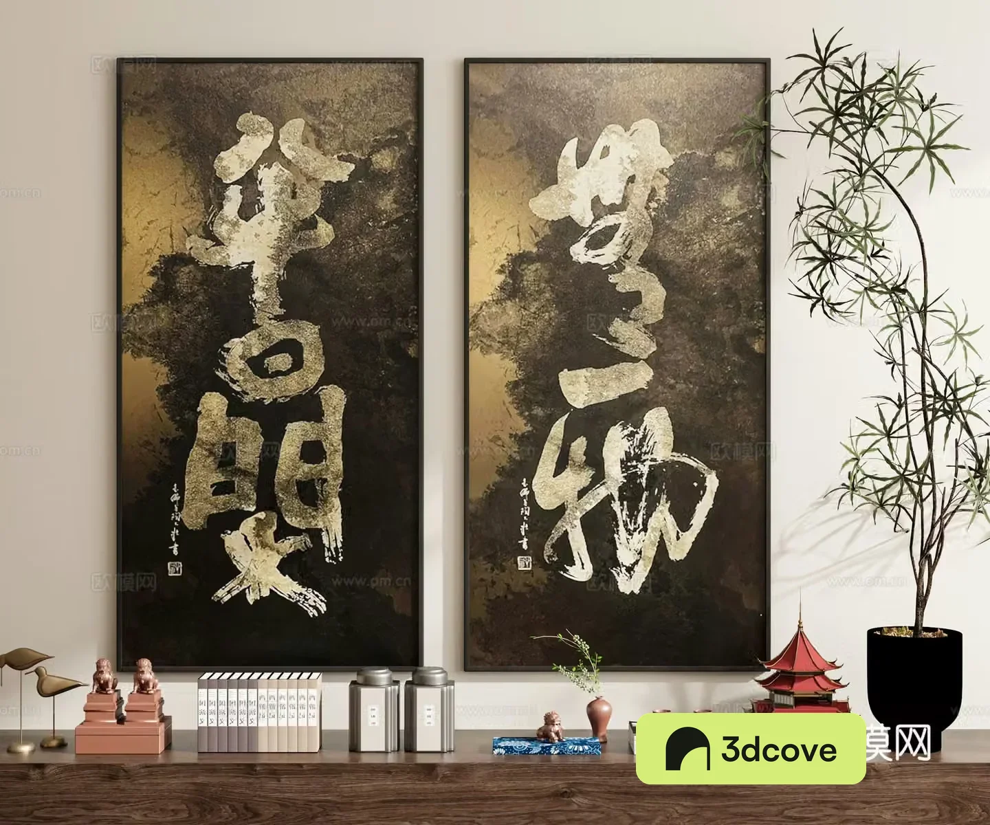 New Chinese style hanging paintings decorative paintings ancient paintings
