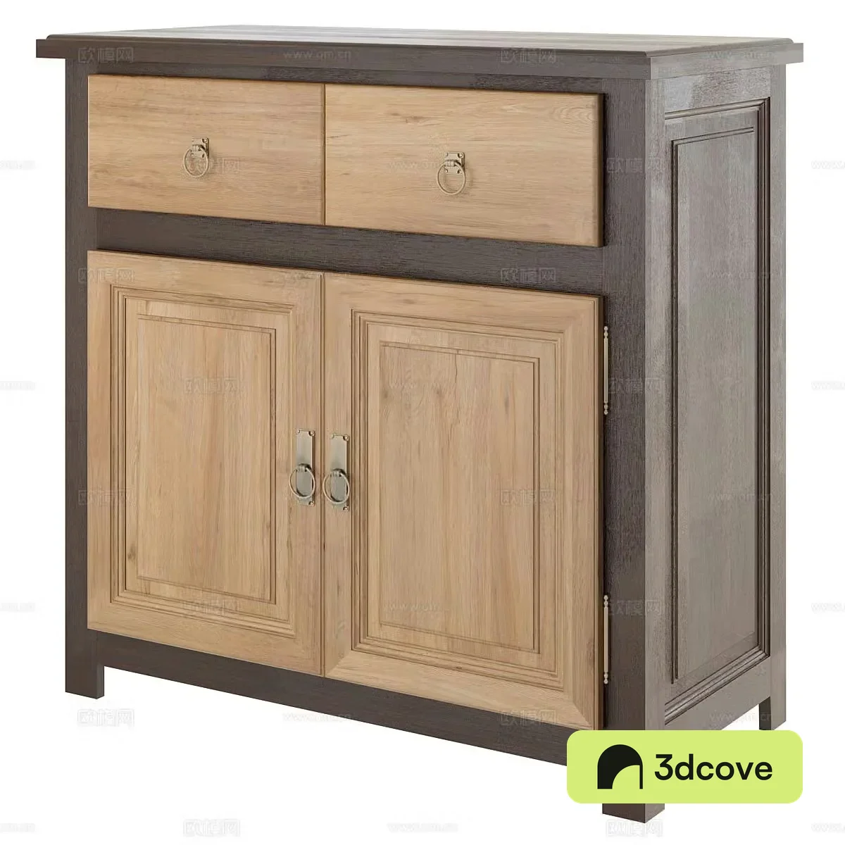 New Chinese style simple cabinet low cabinet drawer cabinet